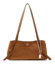 GUESS Devon Shoulder Satchel Cognac GUESS Devon Shoulder Satchel Cognac