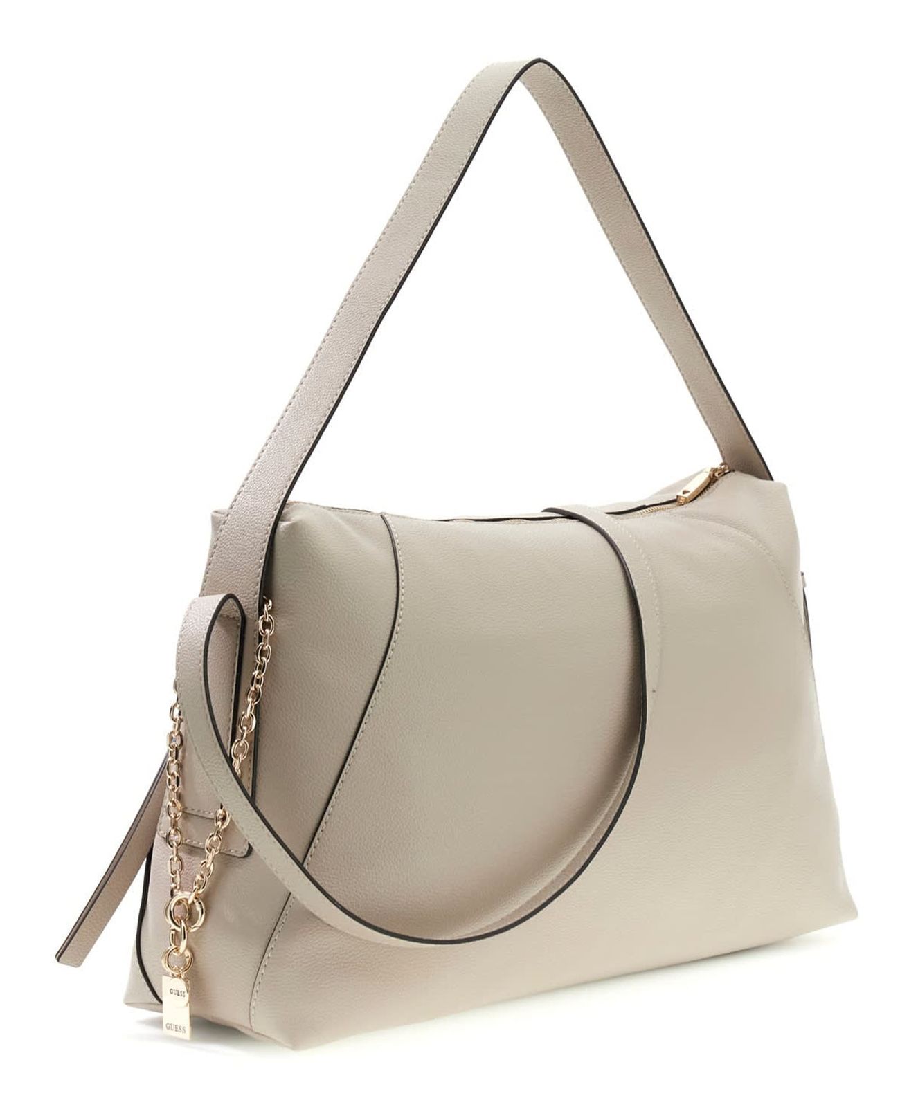 GUESS Devon Shoulder Bag L Light Taupe GUESS Devon Shoulder Bag L Light Taupe