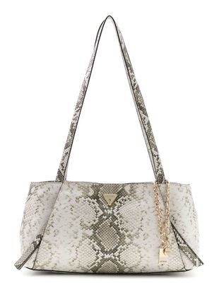 GUESS Devon Shoulder Satchel Natural GUESS Devon Shoulder Satchel Natural