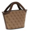 GUESS Lindsey Mini Tote Latte Logo GUESS Lindsey Mini Tote Latte Logo