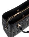 GUESS Stacey Girlfriend Satchel Black GUESS Stacey Girlfriend Satchel Black