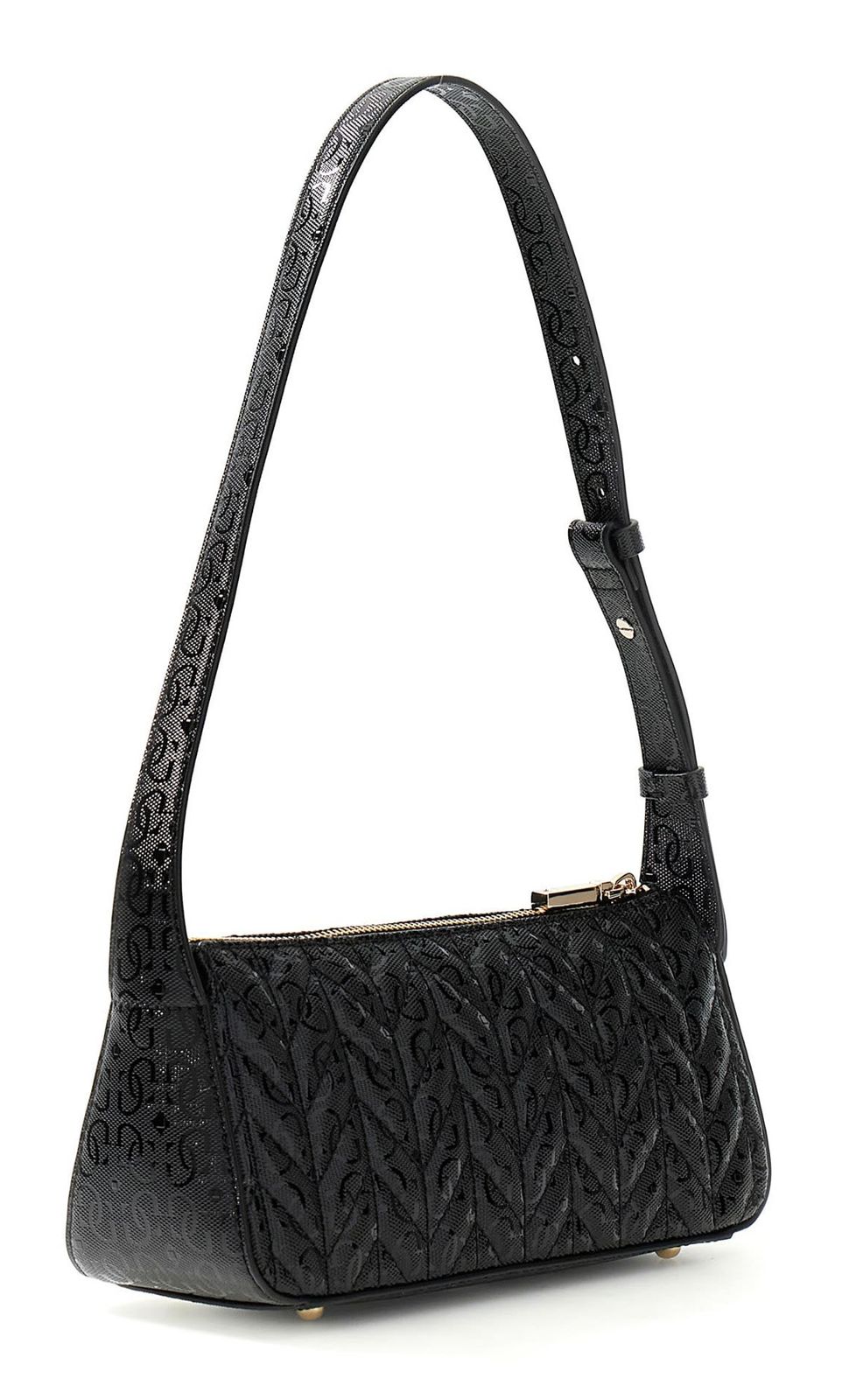 GUESS Stacey Mini Shoulder Bag Black GUESS Stacey Mini Shoulder Bag Black