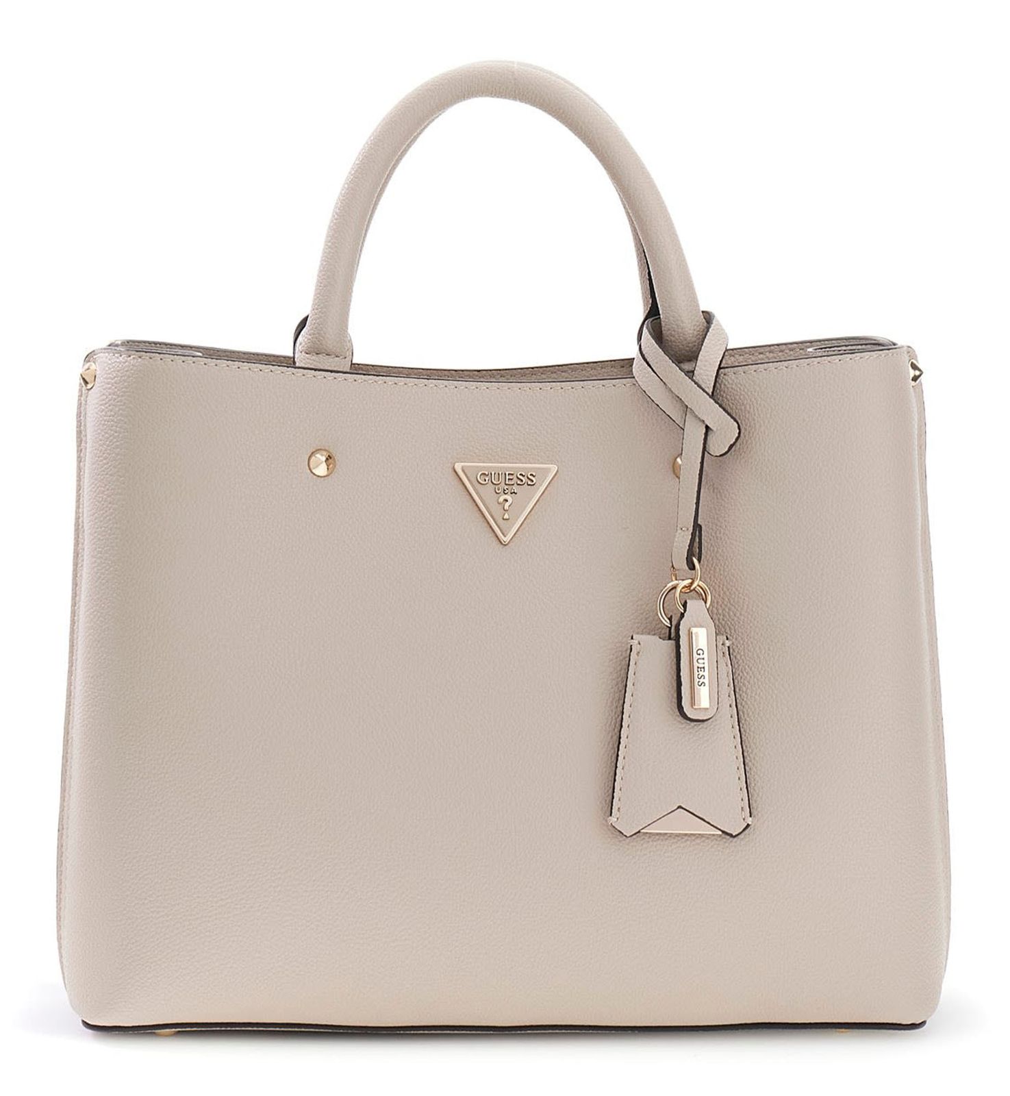 GUESS Meridian II Girlfriend Satchel Light Taupe