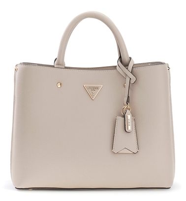 GUESS Meridian II Girlfriend Satchel Light Taupe