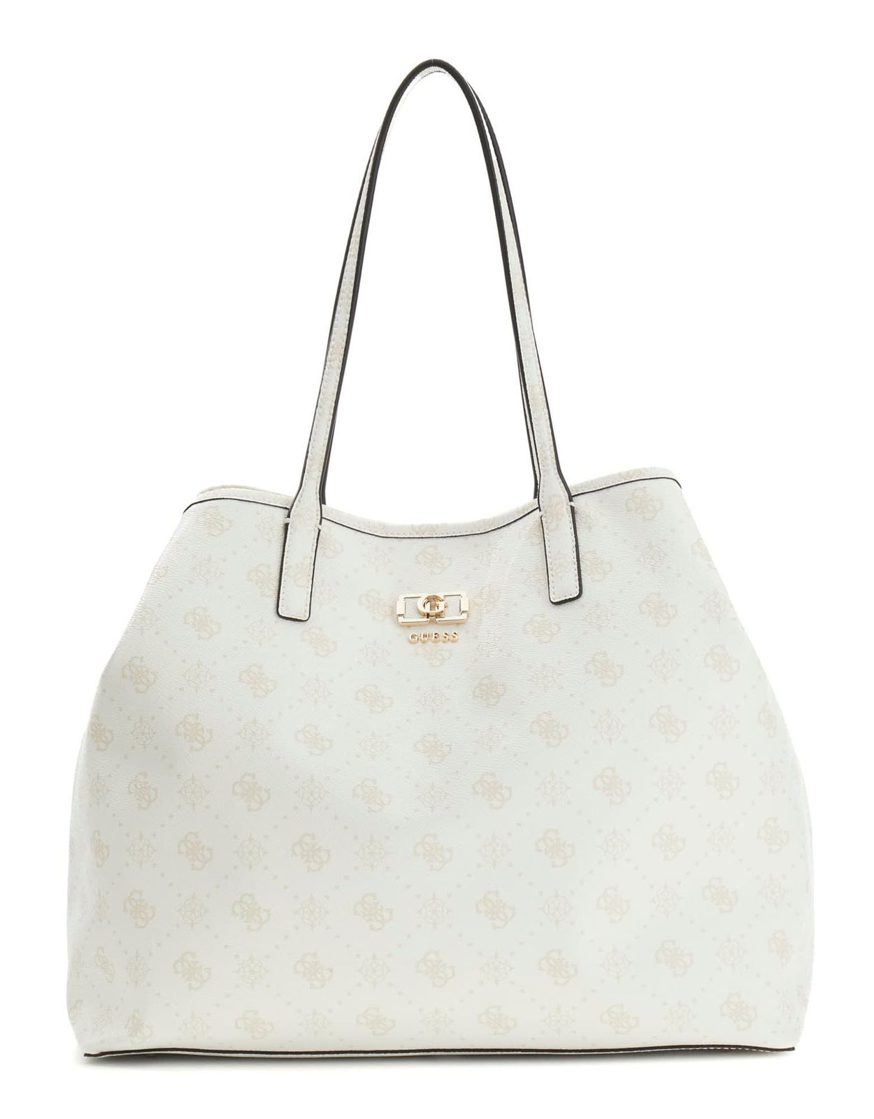 GUESS Emelie Logo 2 in 1 Tote L White Logo GUESS Emelie Logo 2 in 1 Tote L White Logo