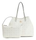 GUESS Emelie Logo 2 in 1 Tote L White Logo GUESS Emelie Logo 2 in 1 Tote L White Logo