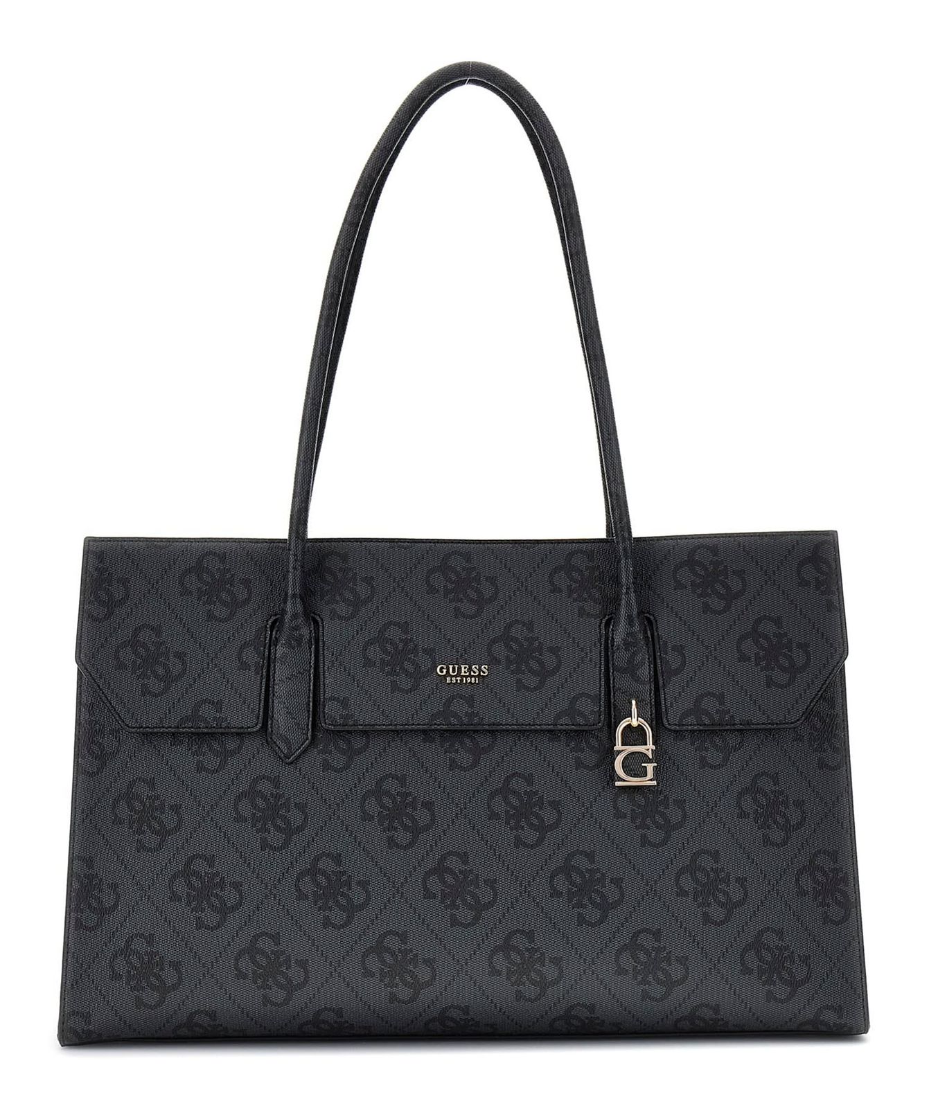 GUESS Kiera Tote Coal Logo