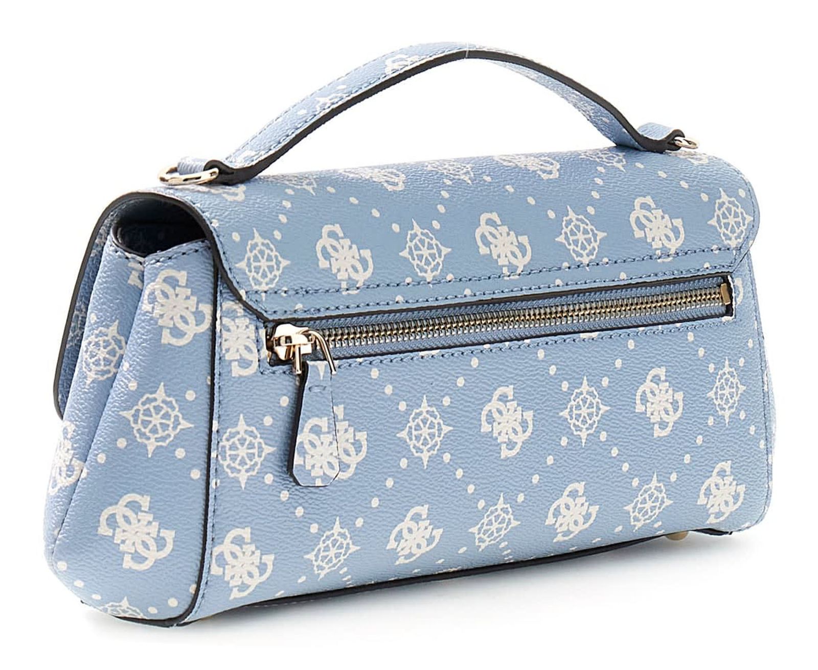 GUESS Emelie Logo Flap Crossbody Light Blue Logo GUESS Emelie Logo Flap Crossbody Light Blue Logo