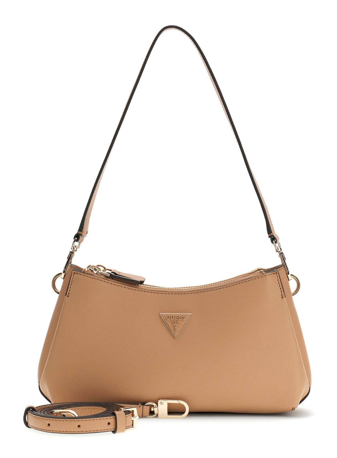 GUESS Noelle II 3 Comp Shoulder Xbody Beige