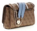 GUESS Noelle II Convertible Xbody Flap Latte Logo / Light Blue GUESS Noelle II Convertible Xbody Flap Latte Logo / Light Blue