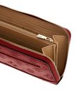 GUESS Diana SLG Zip Around Wallet L Dark Cherry Logo