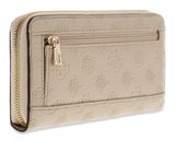 GUESS Diana SLG Zip Around Wallet L Light Taupe Logo