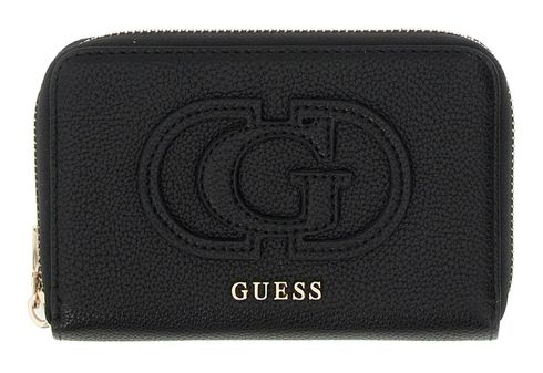 GUESS Isola SLG Zip Around Wallet M Black GUESS Isola SLG Zip Around Wallet M Black
