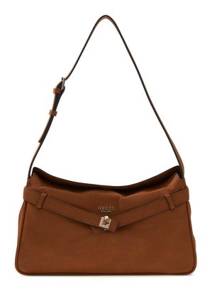 GUESS Ella Shoulder Bag Cognac