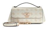 GUESS Emelie Logo Flap Crossbody White Logo