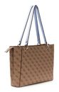 GUESS Noelle II Tote Latte Logo / Light Blue