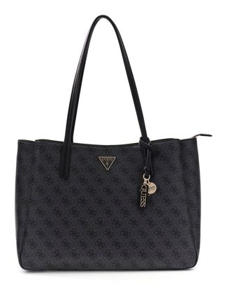 GUESS Noelle II Tech Tote Coal Logo