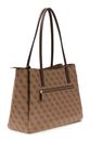 GUESS Noelle II Tech Tote Latte Logo / Brown