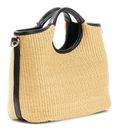 GUESS Kirsten Mini Satchel Natural / Black GUESS Kirsten Mini Satchel Natural / Black