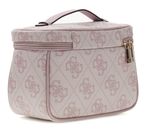 GUESS Toiletry Train Case Orchid Logo