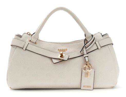 GUESS Ella Logo Girlfriend Satchel Stone Logo