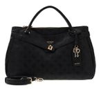 GUESS Ella Logo Girlfriend Satchel L Black Logo