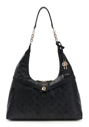 GUESS Ella Logo Hobo Black Logo