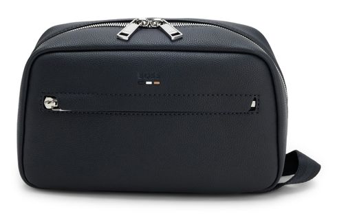 BOSS Ray Travel Washbag Dark Blue