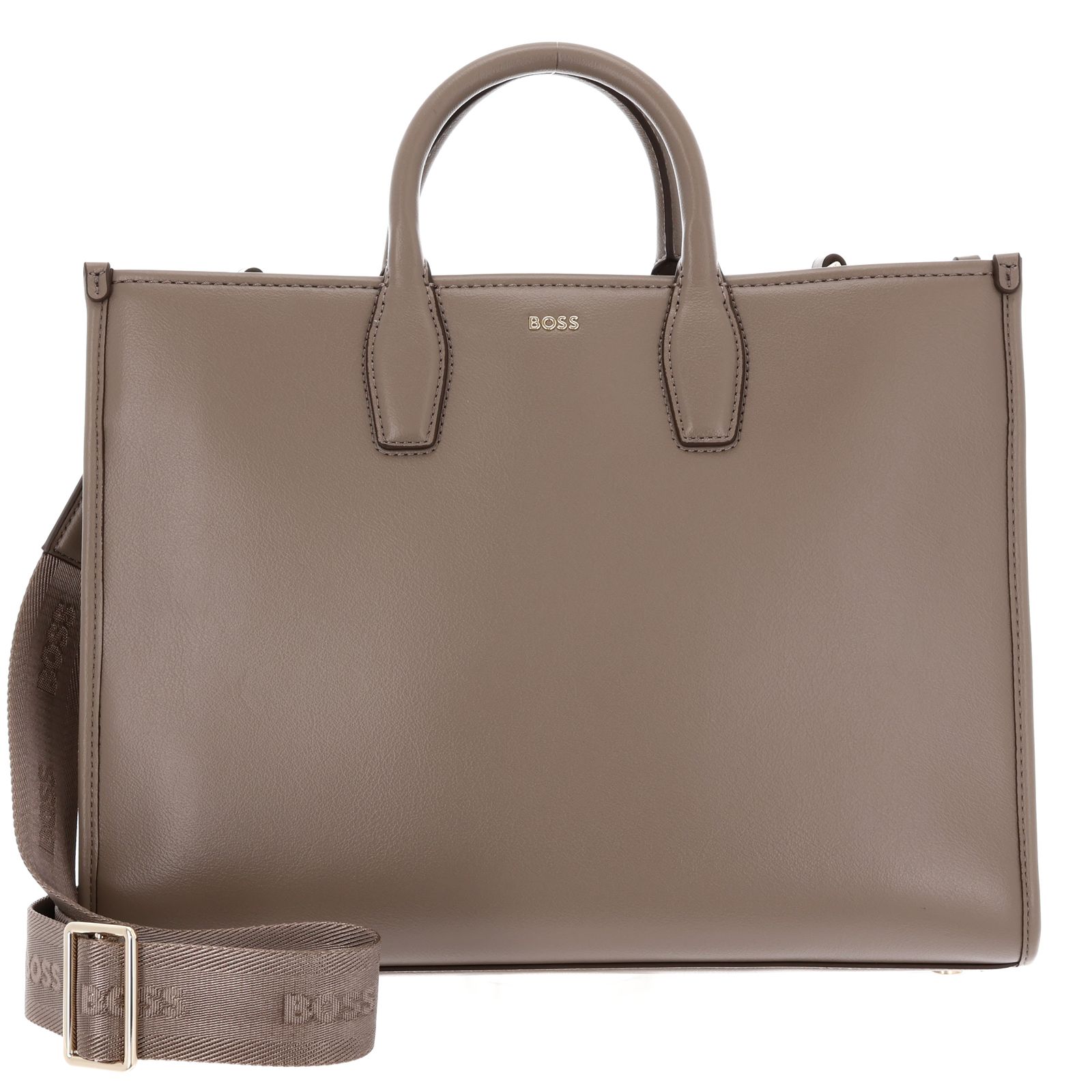 BOSS Sandy Tote Bag M Brown Overflow