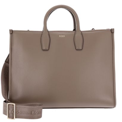 BOSS Sandy Tote Bag M Brown Overflow BOSS Sandy Tote Bag M Brown Overflow