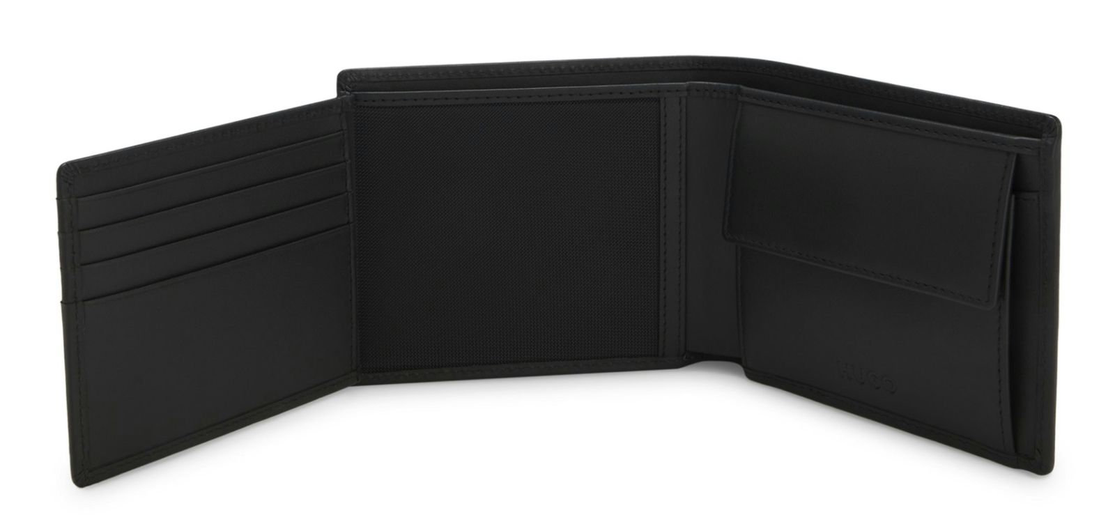 HUGO Tibby Trifold Wallet Black HUGO Tibby Trifold Wallet Black