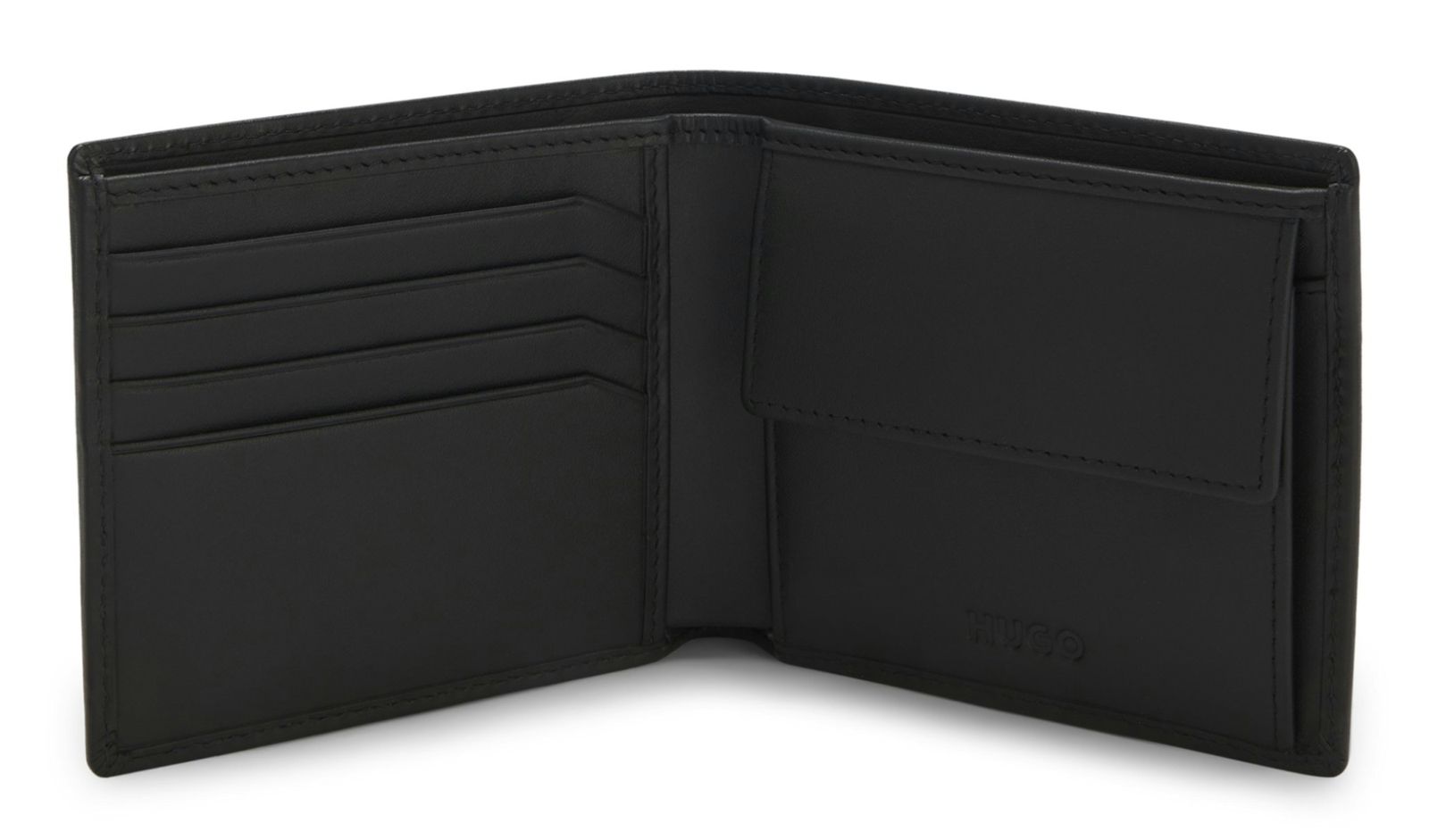 HUGO Tibby 4cc Coin Wallet Black HUGO Tibby 4cc Coin Wallet Black