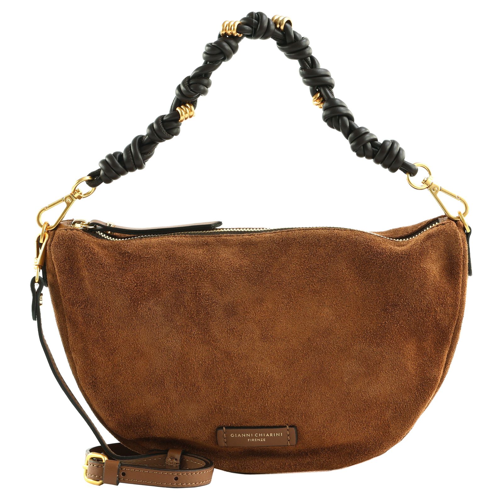 GIANNI CHIARINI Cleo Shoulder Bag Cognac