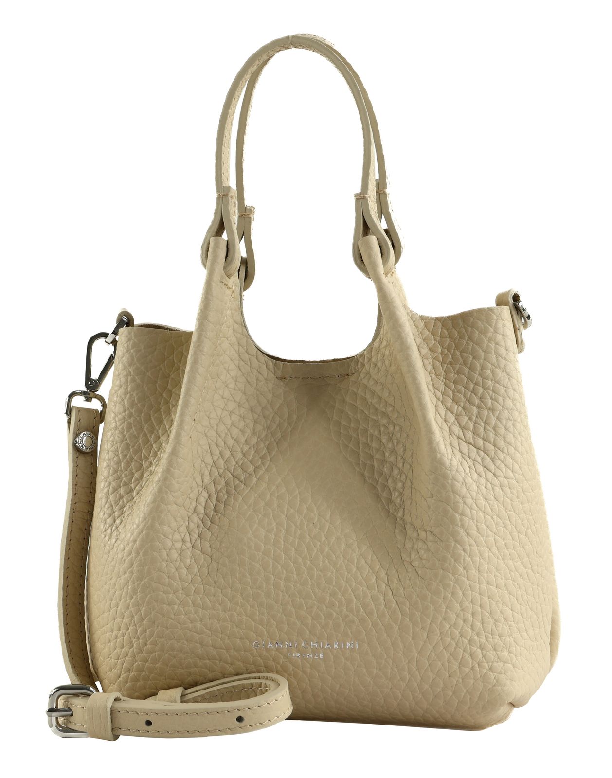 GIANNI CHIARINI Dua Handbag Alabaster