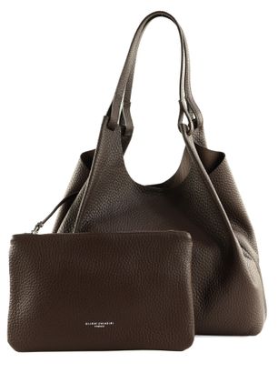 GIANNI CHIARINI Dua Shopping Bag Espresso GIANNI CHIARINI Dua Shopping Bag Espresso