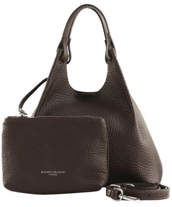 GIANNI CHIARINI Dua Handbag Espresso