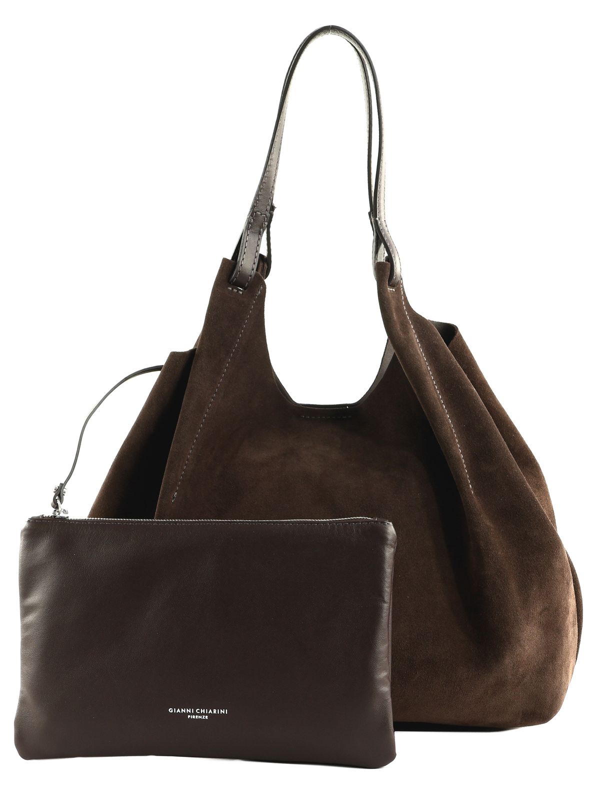 GIANNI CHIARINI Dua Shopping Bag Moka