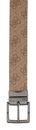 GUESS Milano Adjustable & Reversible Belt H35 W115 Beige / Brown - shortenable