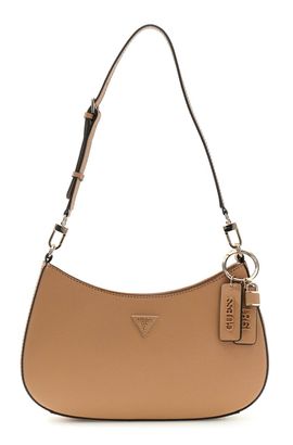 GUESS Noelle II Top Zip Shoulder Bag Beige