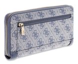 GUESS Lindsey SLG Zip Around Wallet L Slate Logo GUESS Lindsey SLG Zip Around Wallet L Slate Logo