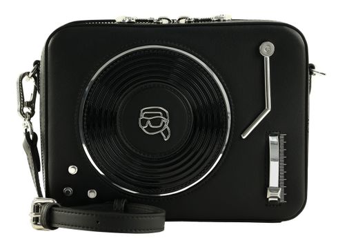 KARL LAGERFELD Ikon Novelty Turntable Bag Black