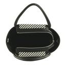 KARL LAGERFELD Le Ballet K / Autograph Patch Tote Braid S White / Black KARL LAGERFELD Le Ballet K / Autograph Patch Tote Braid S White / Black