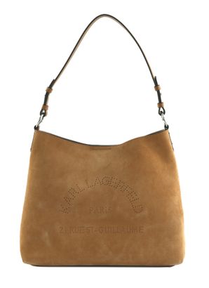 KARL LAGERFELD Le Ballet K / Daily Hobo Suede Caramel