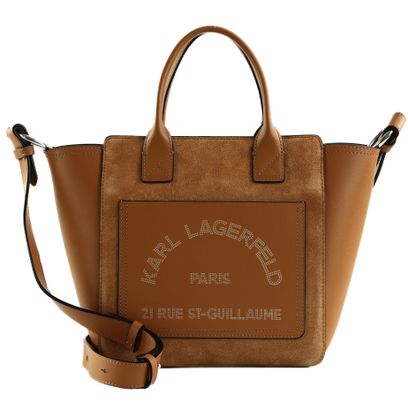 KARL LAGERFELD Le Ballet K / Daily Tote Suede S Caramel KARL LAGERFELD Le Ballet K / Daily Tote Suede S Caramel