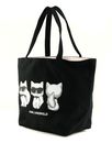 KARL LAGERFELD Ikon 3 Sides Choupette Rev. Shopper Black KARL LAGERFELD Ikon 3 Sides Choupette Rev. Shopper Black