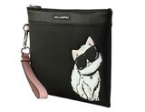 KARL LAGERFELD Ikon Choupette Pouch Black KARL LAGERFELD Ikon Choupette Pouch Black