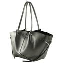 KARL LAGERFELD Le Ballet K / Pierced Tote Metallic M Gunmetal