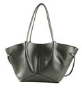 KARL LAGERFELD Le Ballet K / Pierced Tote Metallic M Gunmetal