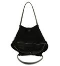 KARL LAGERFELD Le Ballet K / Pierced Tote Metallic M Gunmetal