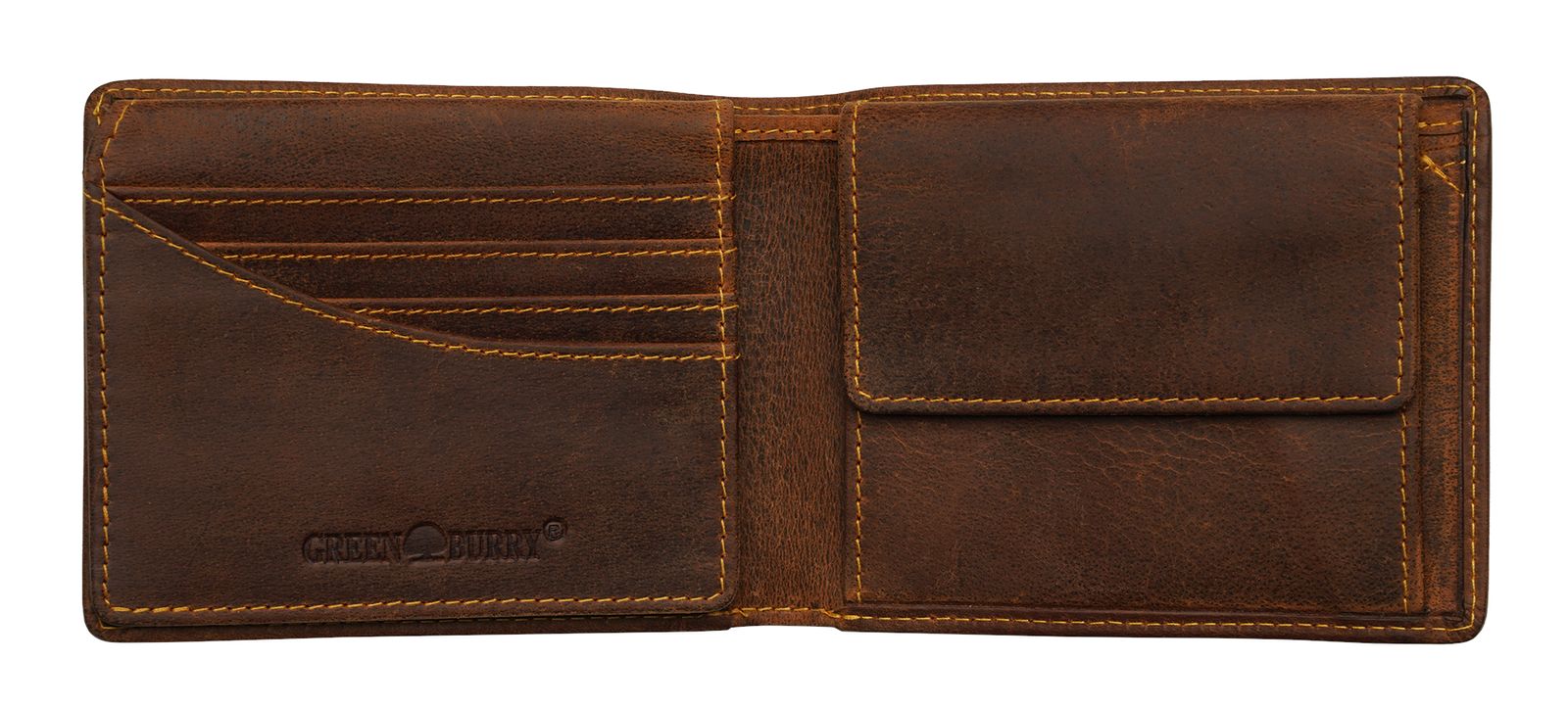 GREENBURRY Vintage Wallet Brown Zander GREENBURRY Vintage Wallet Brown Zander